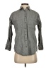 Madewell Gray 3/4 Sleeve Button-Down Shirt Size XS - photo 1