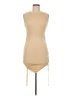 Lioness Solid Tan Cocktail Dress Size M - photo 1