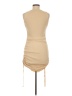 Lioness Solid Tan Cocktail Dress Size M - photo 2