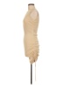 Lioness Solid Tan Cocktail Dress Size M - photo 5