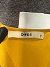 oasis 100% Viscose Yellow Sleeveless Top Size S - photo 7
