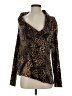 Grace Elements Animal Print Gold Jacket Size 4 - photo 1
