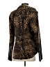 Grace Elements Animal Print Gold Jacket Size 4 - photo 2