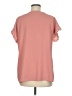 Unbranded 100% Polyester Pink Short Sleeve Top Size M - photo 2