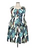Holipick Tropical Blue Casual Dress Size 24 waist - photo 1