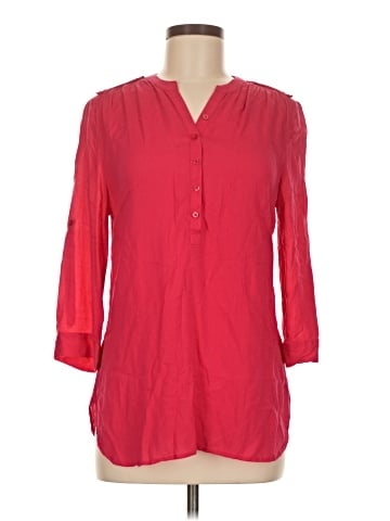 Gap Outlet 3/4 Sleeve Button-Down Shirt (view 1)