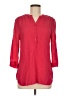 Gap Outlet 100% Rayon Red 3/4 Sleeve Button-Down Shirt Size M - photo 1
