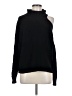 Aqua 100% Cotton Black Turtleneck Sweater Size M - photo 1