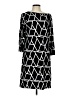 Studio One Graphic Black Casual Dress Size 12 - photo 1