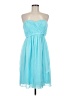 Donna Morgan 100% Polyester Blue Cocktail Dress Size 8 - photo 1
