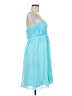 Donna Morgan 100% Polyester Blue Cocktail Dress Size 8 - photo 4