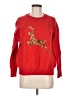 H&M Animal Print Red Pullover Sweater Size M - photo 1