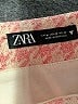 Zara 100% Polyester Houndstooth Pink Skort Size M - photo 3