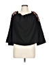 Shein Black 3/4 Sleeve T-Shirt Size L - photo 1