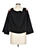 Shein Black 3/4 Sleeve T-Shirt Size L - photo 2
