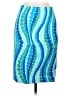 Talbots Print Blue Casual Skirt Size 2 - photo 1