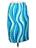 Talbots Print Blue Casual Skirt Size 2 - photo 2