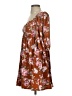 WAYF 100% Polyester Floral Brown Casual Dress Size XS - photo 5
