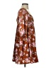 WAYF 100% Polyester Floral Brown Casual Dress Size XS - photo 4