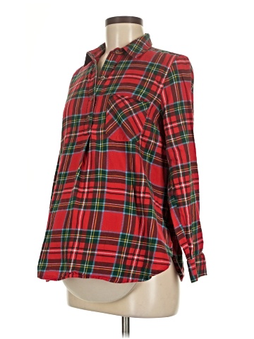 Old Navy - Maternity Long Sleeve Button-Down Shirt (view 1)
