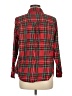 Old Navy - Maternity Plaid Red Long Sleeve Button-Down Shirt Size M - photo 2