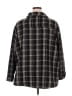 Hayden 100% Polyester Plaid Black Coat Size 2X - photo 2