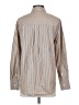 Assorted Brands 100% Cotton Stripes Brown Tan Long Sleeve Button-Down Shirt Size S - photo 2