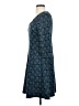 Taylor Argyle Teal Casual Dress Size 4 - photo 5