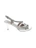 Nina Metallic Silver Gold Sandals Size 7 1/2 - photo 1