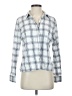 Splendid 100% Cotton Plaid White Long Sleeve Blouse Size S - photo 1