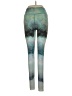 Jiva Print Teal Yoga Pants Size S - photo 2