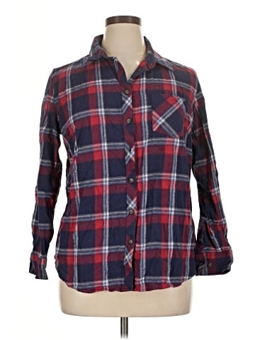 Blue Mountain Long Sleeve Button-Down Shirt (view 1)