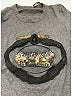 Prada Metallic Gray Short Sleeve T-Shirt Size S - photo 9