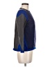 Summer and Sage Color Block Blue Pullover Sweater Size M - photo 4