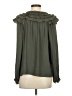 Current Air 100% Polyester Green Long Sleeve Blouse Size S - photo 2