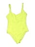 Hurley Solid Yellow One Piece Swimsuit Size XL - photo 1