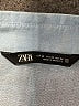 Zara Blue Long Sleeve Button-Down Shirt Size XS - photo 7