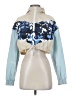 ASOS Color Block Blue Windbreaker Size 4 - photo 1
