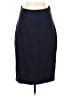 Calvin Klein Collection Solid Blue Wool Skirt Size 4 - photo 1