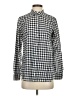 J.Crew Checkered-gingham Blue Long Sleeve Button-Down Shirt Size 4 - photo 1