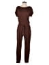 Shein Solid Brown Jumpsuit Size S - photo 1