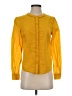 Boden 100% Cotton Yellow Long Sleeve Blouse Size 2 - photo 1