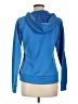 Reebok 100% Polyester Blue Zip Up Hoodie Size L - photo 2