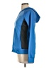 Reebok 100% Polyester Blue Zip Up Hoodie Size L - photo 5