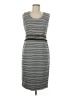 ASHRO 100% Polyester Stripes Gray Casual Dress Size 6 - photo 1