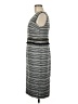 ASHRO 100% Polyester Stripes Gray Casual Dress Size 6 - photo 5