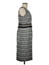 ASHRO 100% Polyester Stripes Gray Casual Dress Size 6 - photo 4