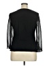 R&M Richards 100% Polyester Black 3/4 Sleeve Top Size 14 - photo 2