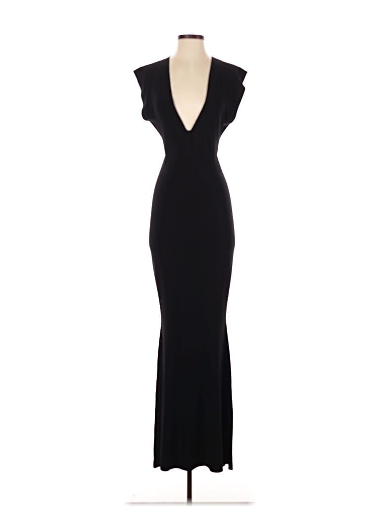 Pre-owned Norma Kamali Cocktail Dress In Black