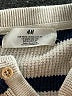 H&M 100% Cotton Stripes Green Pullover Sweater Size 5T - 6 - photo 3